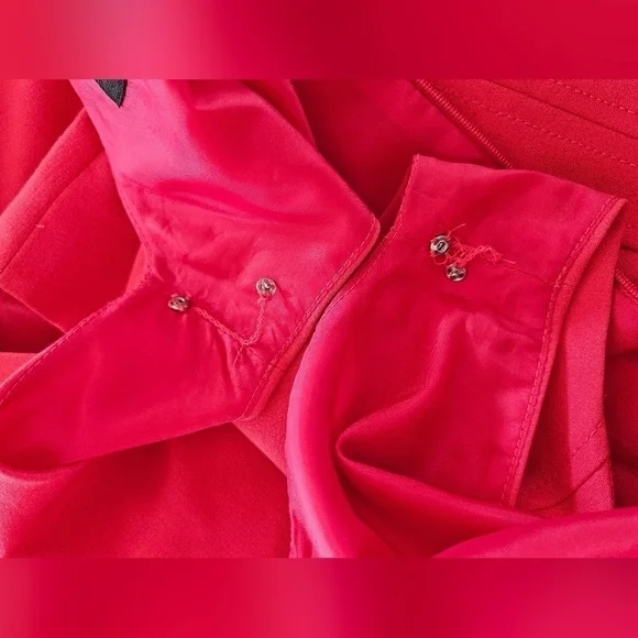 Black Label by Evan-Picone Reddish Pink Shift Sleeveless Dress-Size 6 - Picture 2 of 8